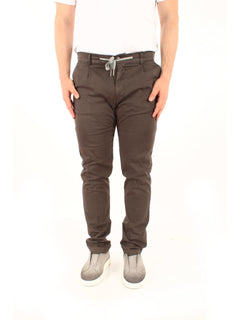 Berwich SPIAGGIA pantalone da uomo moro