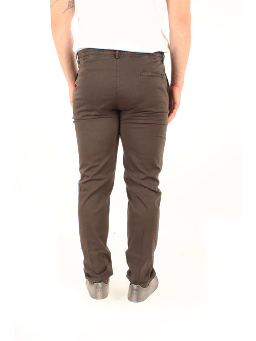 Berwich SPIAGGIA pantalone da uomo moro