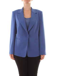 Persona by Marina Rinaldi Crema giacca blazer in cady fluido da donna pervinca chiaro