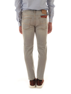 Jacob Cohen jeans scott cropped carrot slim fit da uomo light grey