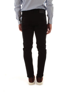 Jacob Cohen jeans scott cropped carrot slim fit da uomo dark black