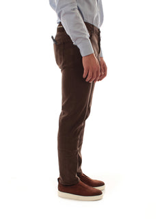 Jacob Cohen jeans scott cropped carrot slim fit da uomo brown