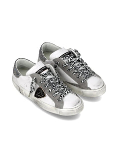 Philippe Model PARIS LOW sneakers da donna metal leo/blanc/noir