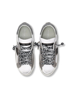 Philippe Model PARIS LOW sneakers da donna metal leo/blanc/noir