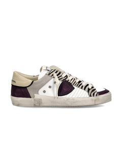 Philippe Model PARIS LOW sneakers da donna animalier blanc