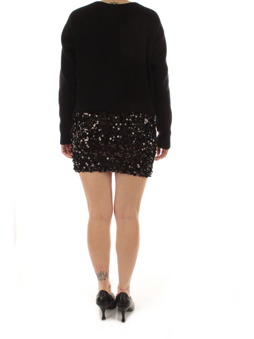 Jucca abito in maglia da donna nero