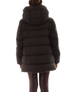 ADD piumino con cappuccio da donna black
