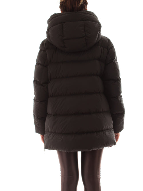 ADD piumino con cappuccio da donna black