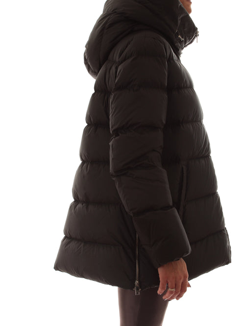 ADD piumino con cappuccio da donna black