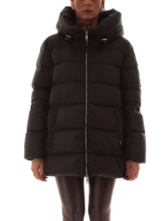 ADD piumino con cappuccio da donna black
