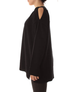 Akep maglia con dettaglio omeri da donna nero