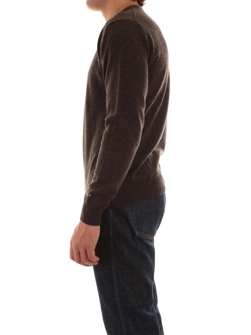 Woolrich maglione girocollo in pura lana da uomo falcon