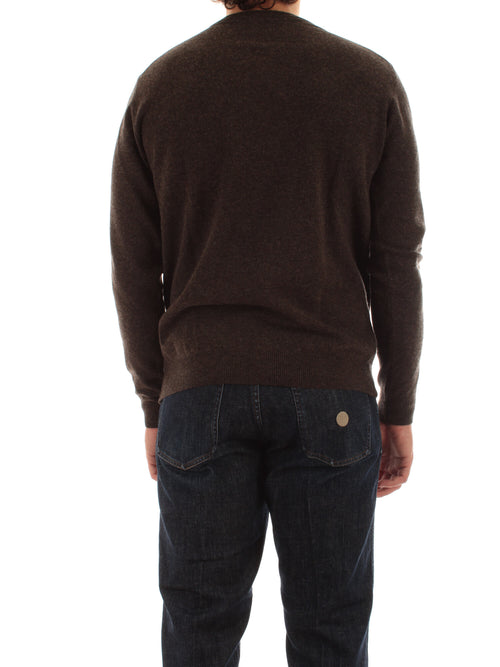 Woolrich maglione girocollo in pura lana da uomo falcon