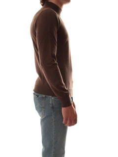 Tagliatore maglia lupetto da uomo marrone