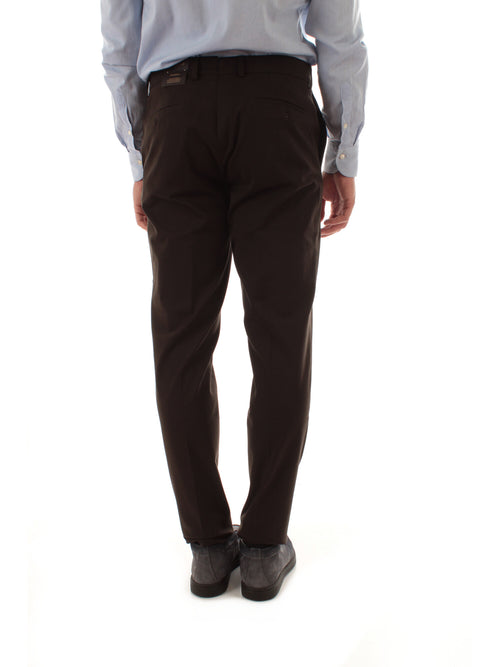 Incotex pantalone Pattern 54 da uomo marrone