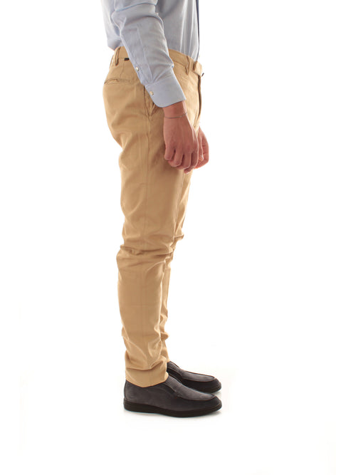 Incotex pantalone Pattern 30 da uomo camel