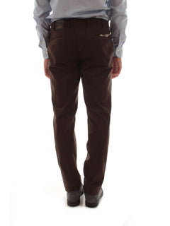 Incotex pantalone Pattern 30 da uomo marrone