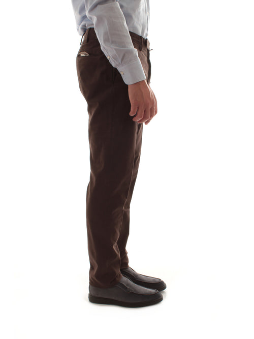 Incotex pantalone Pattern 30 da uomo marrone