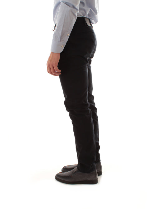 Incotex pantalone Pattern 30 da uomo blu navy