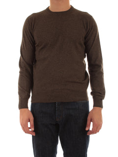 Mauro Ottaviani maglia girocollo da uomo marrone