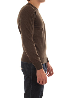 Mauro Ottaviani maglia girocollo da uomo marrone