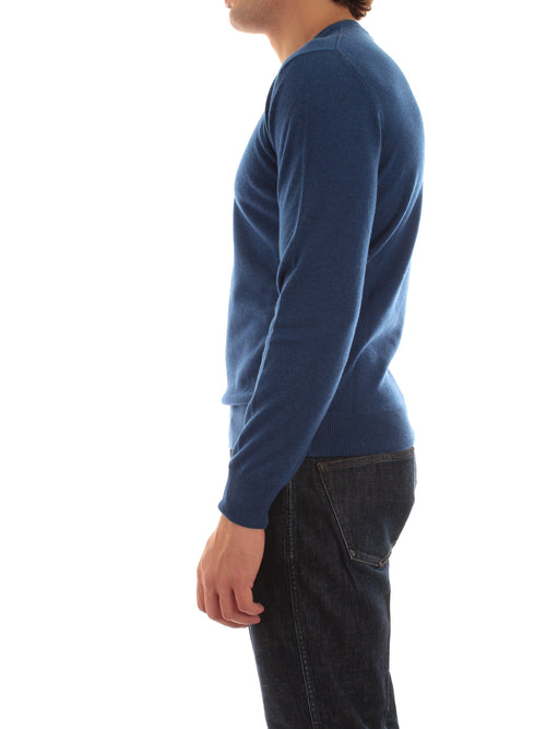 Mauro Ottaviani maglia girocollo da uomo royal blue