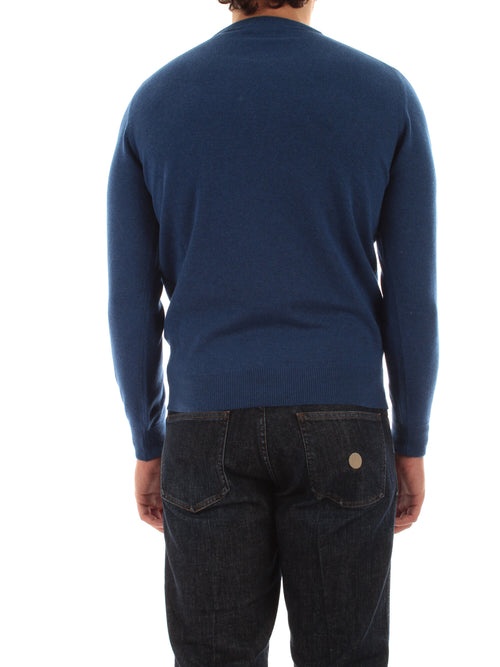 Mauro Ottaviani maglia girocollo da uomo royal blue