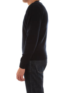 Mauro Ottaviani maglia con scollo a V da uomo marino