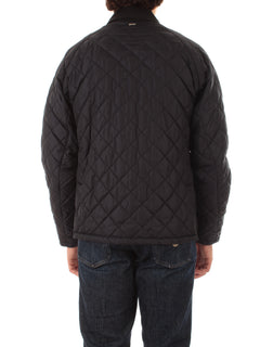 Herno giacca in nylon Chamonix e Waxed tech cotton da uomo blu