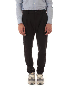 Herno pantaloni cargo in light comfort stretch woven da uomo nero