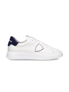 Philippe Model TEMPLE LOW sneakers da uomo blanc/bleu
