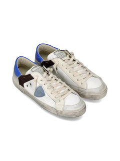 Philippe Model PARIS LOW sneakers da uomo blanc/brun/bluette