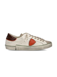 Philippe Model PARIS LOW sneakers da uomo lait/orange