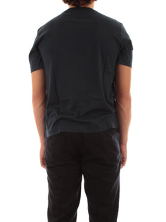 Fedeli T-shirt extreme in jersey di cotone Giza da uomo navy blue