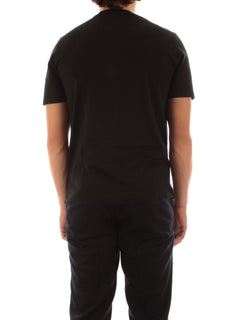 Fedeli T-shirt extreme in jersey di cotone Giza da uomo black