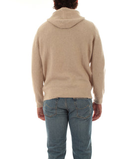 Fedeli felpa con cappuccio da uomo beige