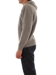 Fedeli felpa con cappuccio da uomo grigio