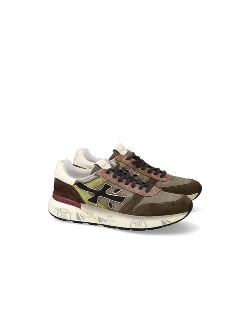 Premiata MICK 7717 sneakers da uomo verde militare/marrone