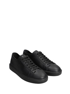 Santoni sneaker Dames in pelle da uomo black