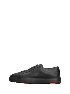 Santoni sneaker Dames in pelle da uomo black