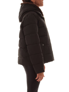 Emme Marella RETORE piumino corta in taffetà da donna nero