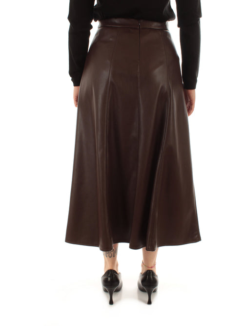 Emme Marella VALLY gonna ampia da donna bordeaux