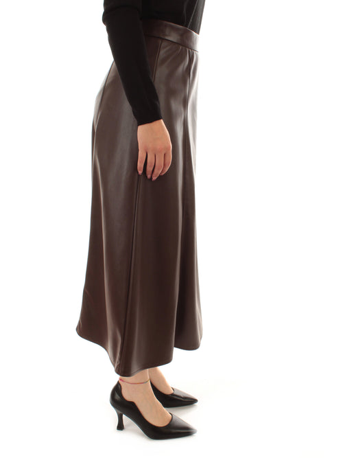 Emme Marella VALLY gonna ampia da donna bordeaux