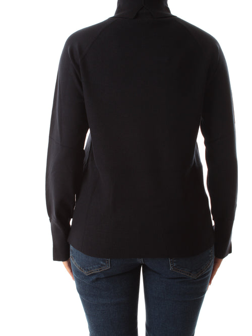 Emme Marella AQUILE maglia in viscosa stretch da donna blu