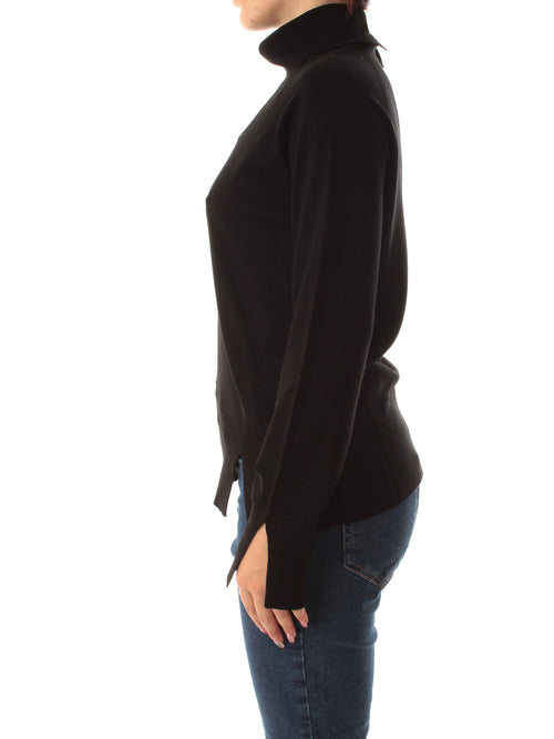Emme Marella AQUILE maglia in viscosa stretch da donna nero