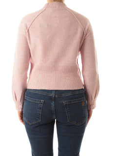 Emme Marella VENOSA maglia cropped da donna cipria