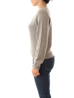 Emme Marella NOVELLA maglia boxy con lurex da donna grigio