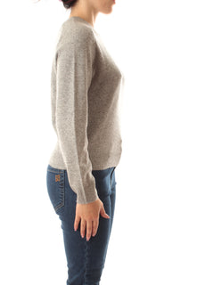 Emme Marella NOVELLA maglia boxy con lurex da donna grigio