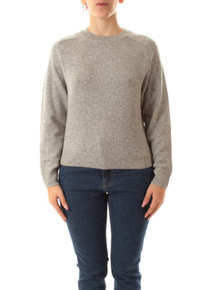 Emme Marella NOVELLA maglia boxy con lurex da donna grigio