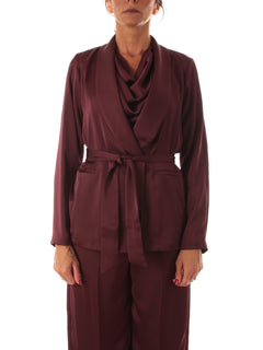 Iblues PARANA blazer morbido da donna bordeaux